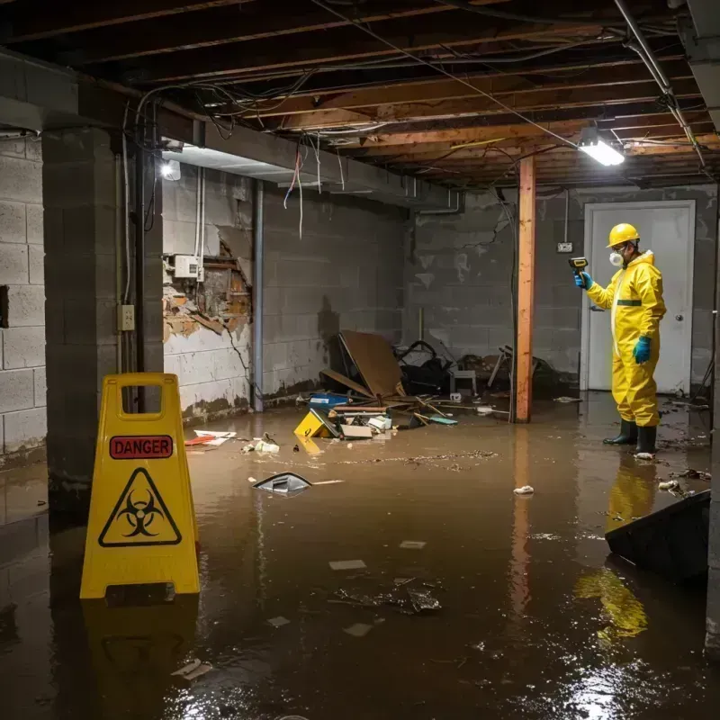 Flooded Basement Electrical Hazard in Westcliffe, CO Property